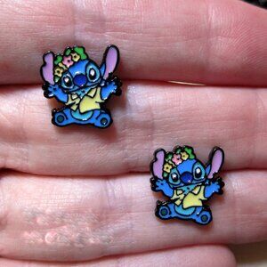 Stitch Earrings Lilo Beach Hawaiian~Hypoallergenic